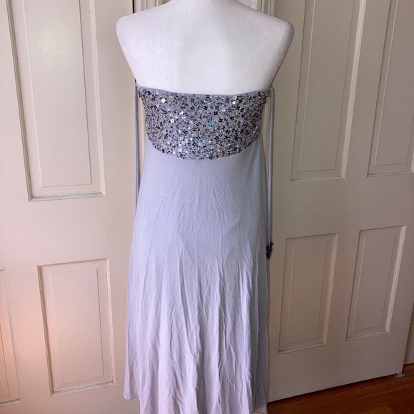 Boston Proper Grey SKIRT with Embellishments - Picture 5 of 13